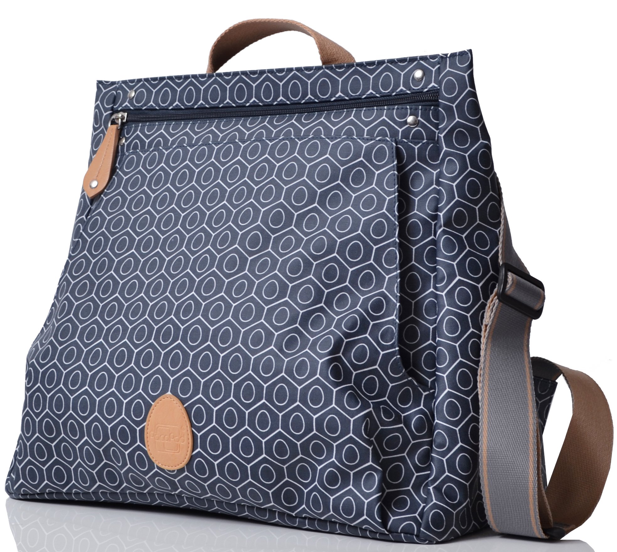 PacaPod Lewis Baby Changing Bag - 3 in 1 Organising System With Convertible BackPack Straps (Navy)