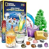 NATIONAL GEOGRAPHIC Science Kit & Rock Collection Advent Calendar 2025 – Jumbo Advent Calendar with 24 Days of Science Experiments, Gemstones & More for Kids, STEM Projects for Kids Ages 8-12