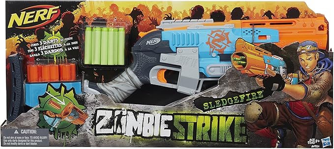 zombie sledgefire nerf gun