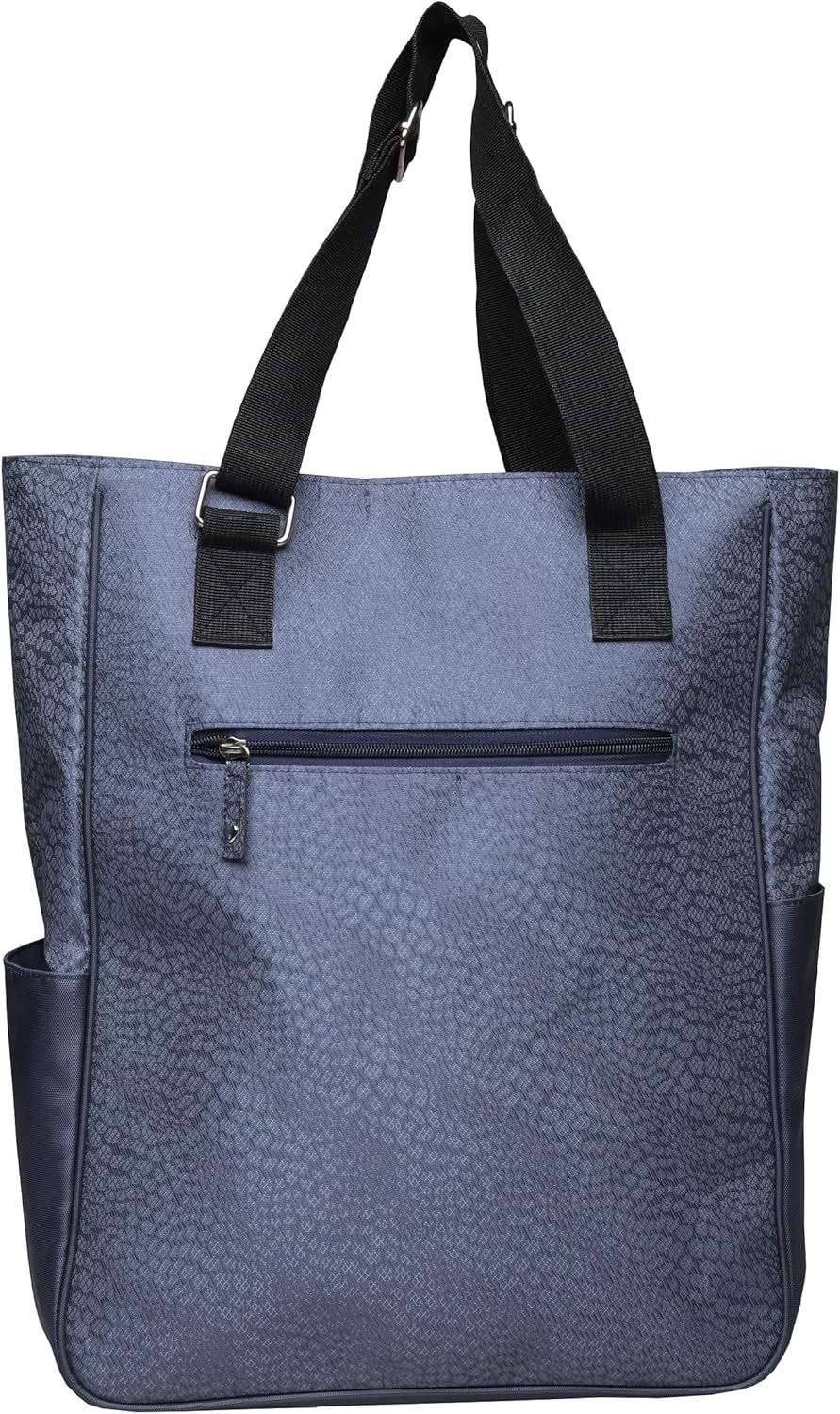 Glove It Women's Tennis Tote Bag Big Fashion Tote Bag for Women - Womens Large Tote Bags with Zipper & Shoulder Strap - 6 Outside Pockets - Ladies Sport Totes - 2019 Chic Slate : Sports & Outdoors