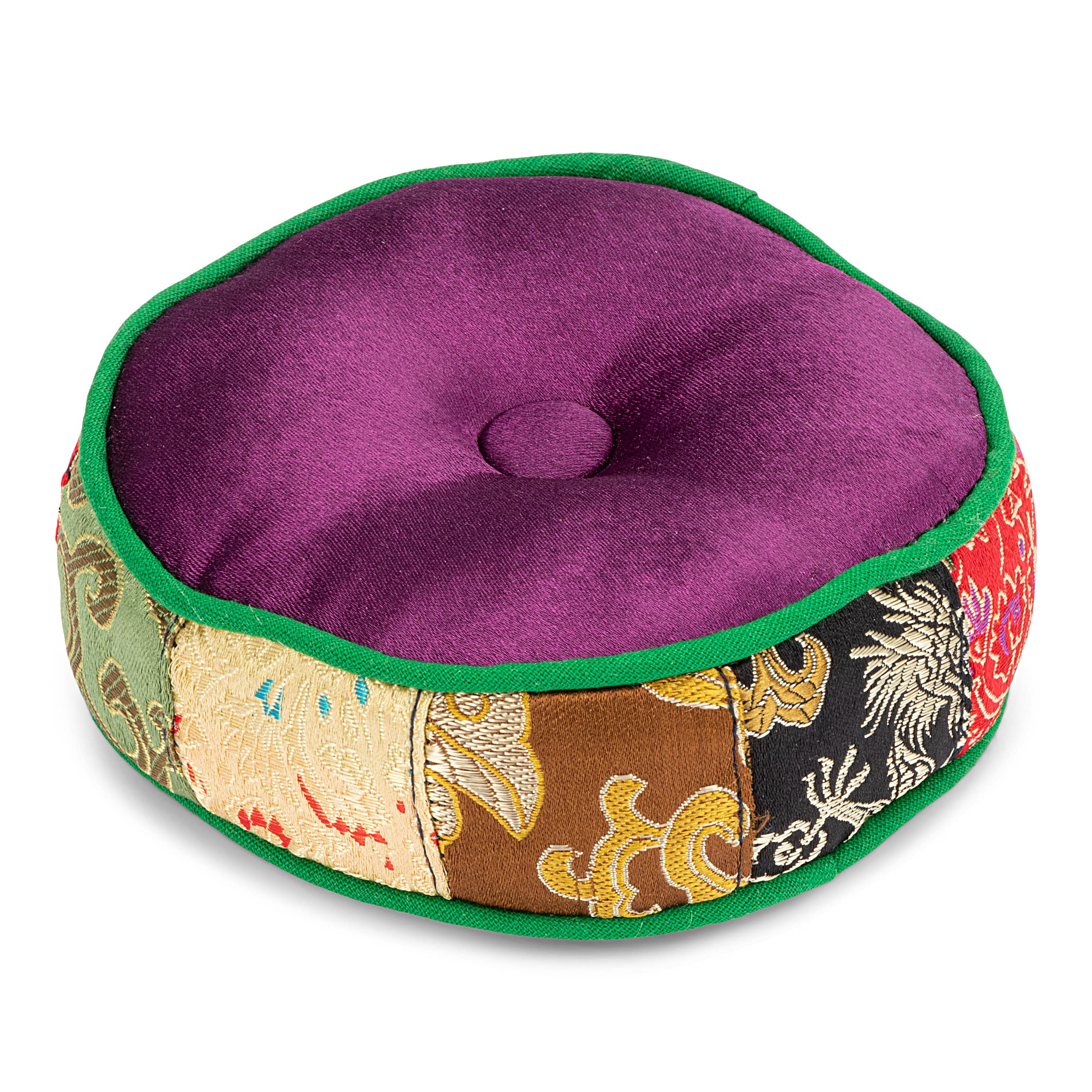 NKlaus Singing bowl cushion 10cm cushion for Tibetan singing bowl cotton coaster 12982