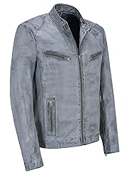 HANDSY Leather Jackets For Men - Leather Motorcycle