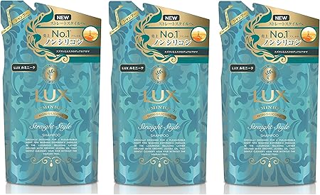 Amazon 3個セット ラックス ルミニーク ストレートスタイル ノンシリコン シャンプー つめかえ用 350g 3 Lux ラックス ビューティー 通販