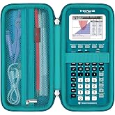 Elonbo Case for TI-84 Plus CE/TI-84 Evo/TI-84 Plus/TI-83 Plus Calculator | Texas Instruments TI-84 Plus CE/TI-84 Evo/TI-84 Plus/TI-83 Plus/TI-83 Plus CE Color Graphing Calculator Carrying Case, Green