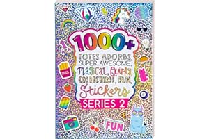 Fashion Angels 1000+ Totes Adorbs Colorful Fun Craft Stickers for Scrapbooks, Planners, Gifts and Rewards, 40-Page Sticker Book for Kids Ages 6+ and Up