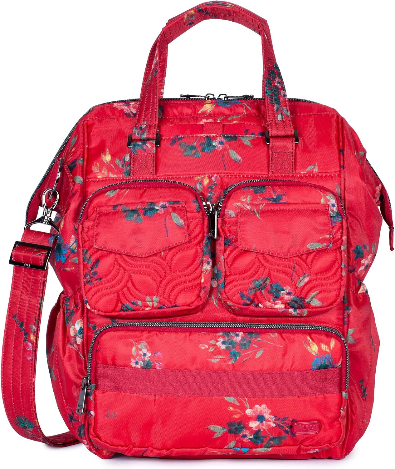 Lug Via 2 Convertible Tote Bag, Bouquet Red Amazon.co.uk Clothing