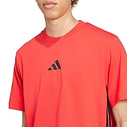 adidas Men's Essentials 3-Stripes Single Jersey