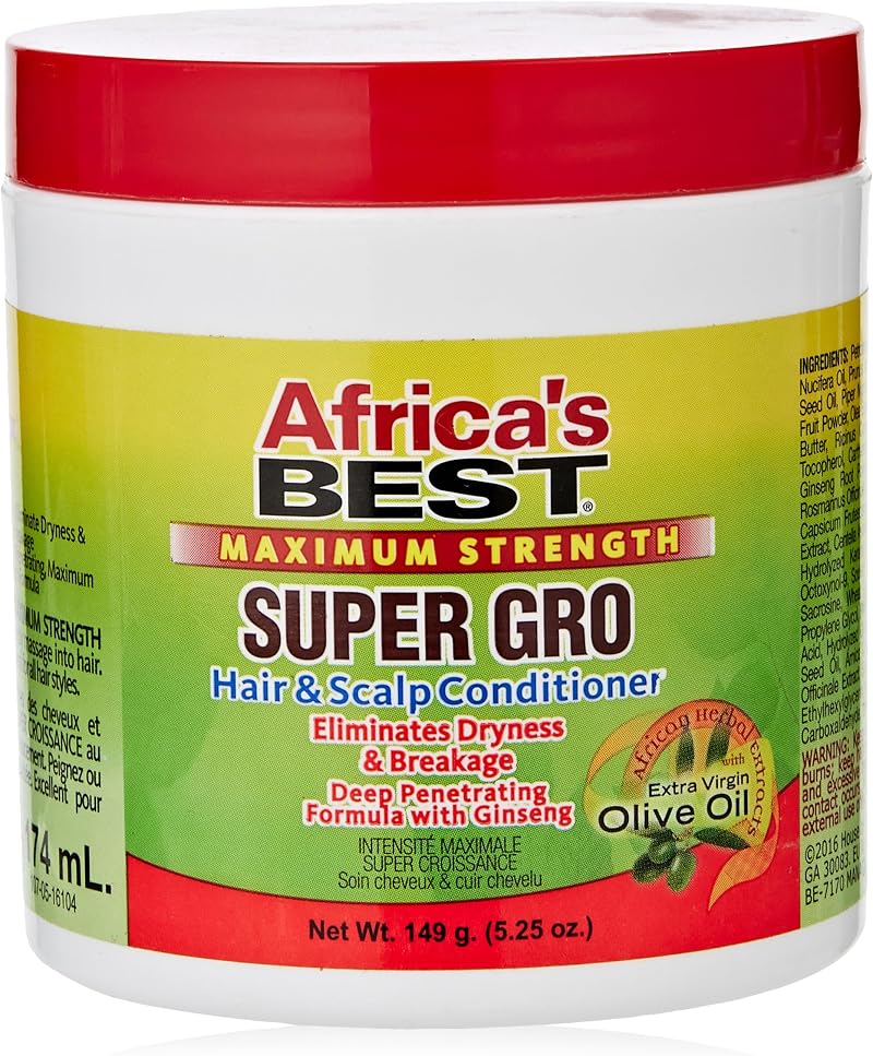 Africa's Best Maximum Strength Super Gro Hair Scalp Conditioner 149g