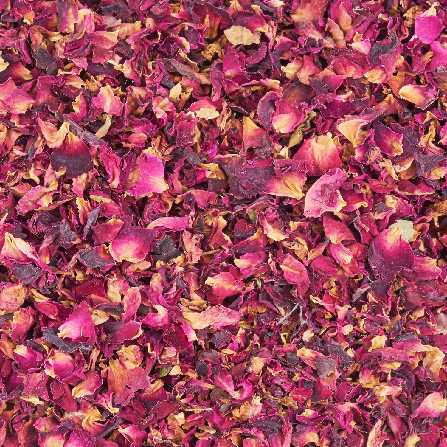 Dried Rose Petals Real. 100% Organic & Pure. 75g. Use Edible Rose Petals in Tea, Candle Making, Pot Pourri or as Natural Biodegradable Confetti for Weddings.