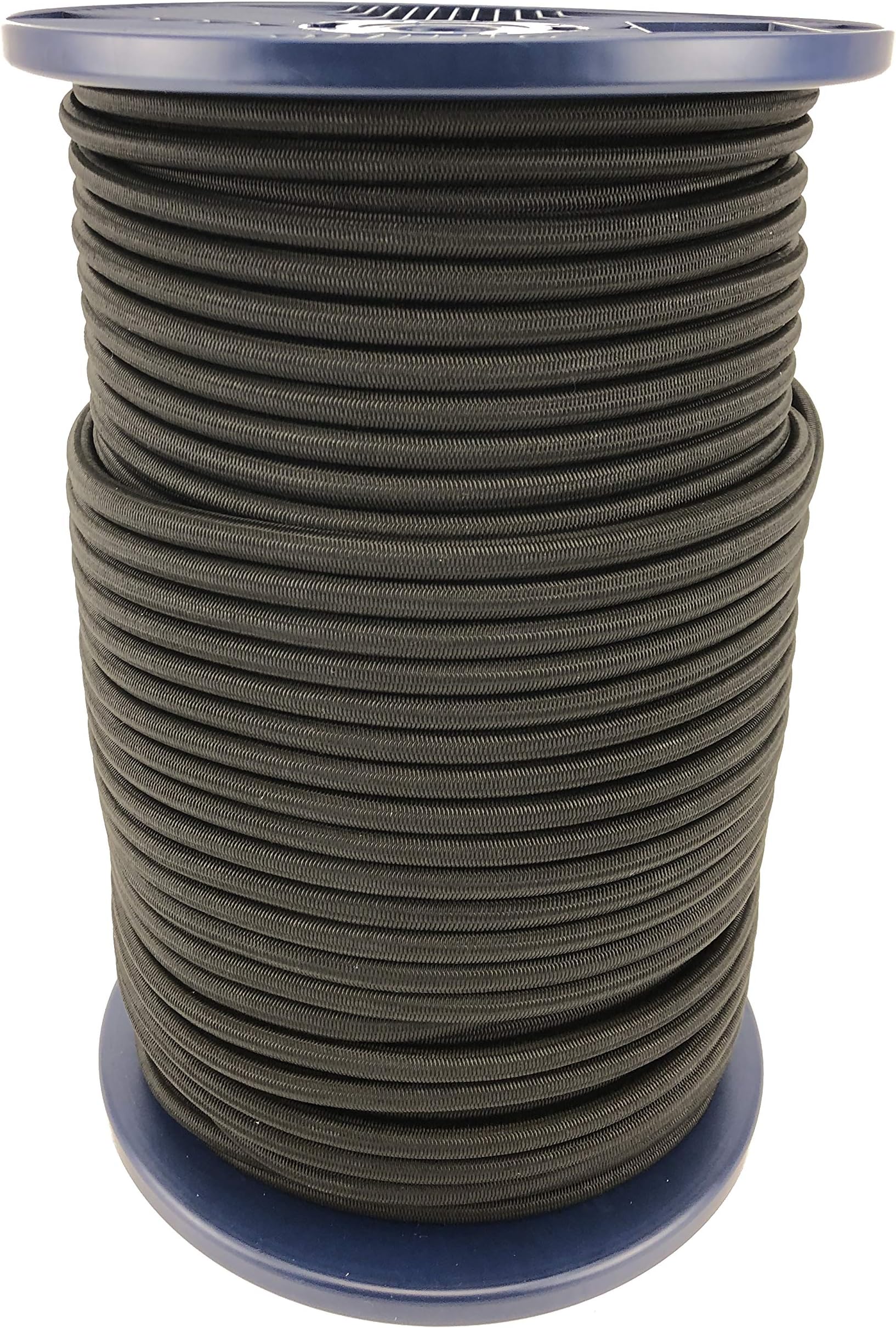 8mm Black Elastic Bungee Shock Cord, Tie Down, Heavy Duty - Select Your Length (15 Metres)