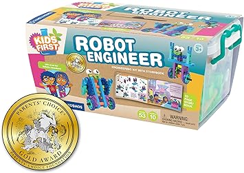 Kids First Robot Engineer Kit And Storybook By Kids First Amazon Fr Jeux Et Jouets