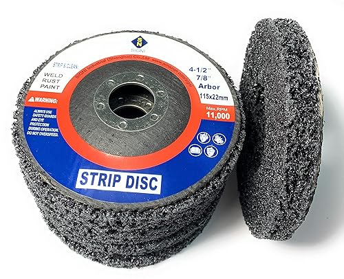 Buy Lasion 6 Pack 4" Strip Discs Rust Reover Wheel For Angle Grinders