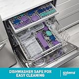 Sistema TO GO Bento Lunch 1.65 L Misty Purple with Compartments Snack Pot view 5
