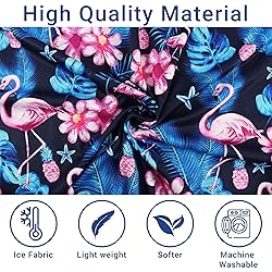 Xdceu Hawaiian Golf Shirts for Men Hawaiian