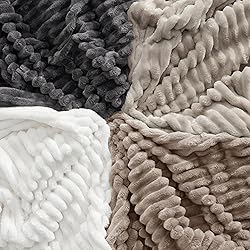 Bedsure Mocha Meringue Full Blanket for Couch