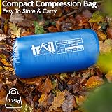 Trail Kids Sleeping Bag 200gsm Mini Envelope 2 Season 160cm x 65cm view 6