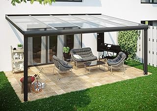 Terrassenüberdachung Modena 541 x 357 cm, Aluminium, anthrazit