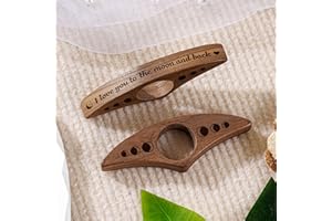 I Love You to The Moon and Back - Personalized Book Page Holder, Custom Page Holder, Book Lover Gift, Wooden Thumb Page Holde