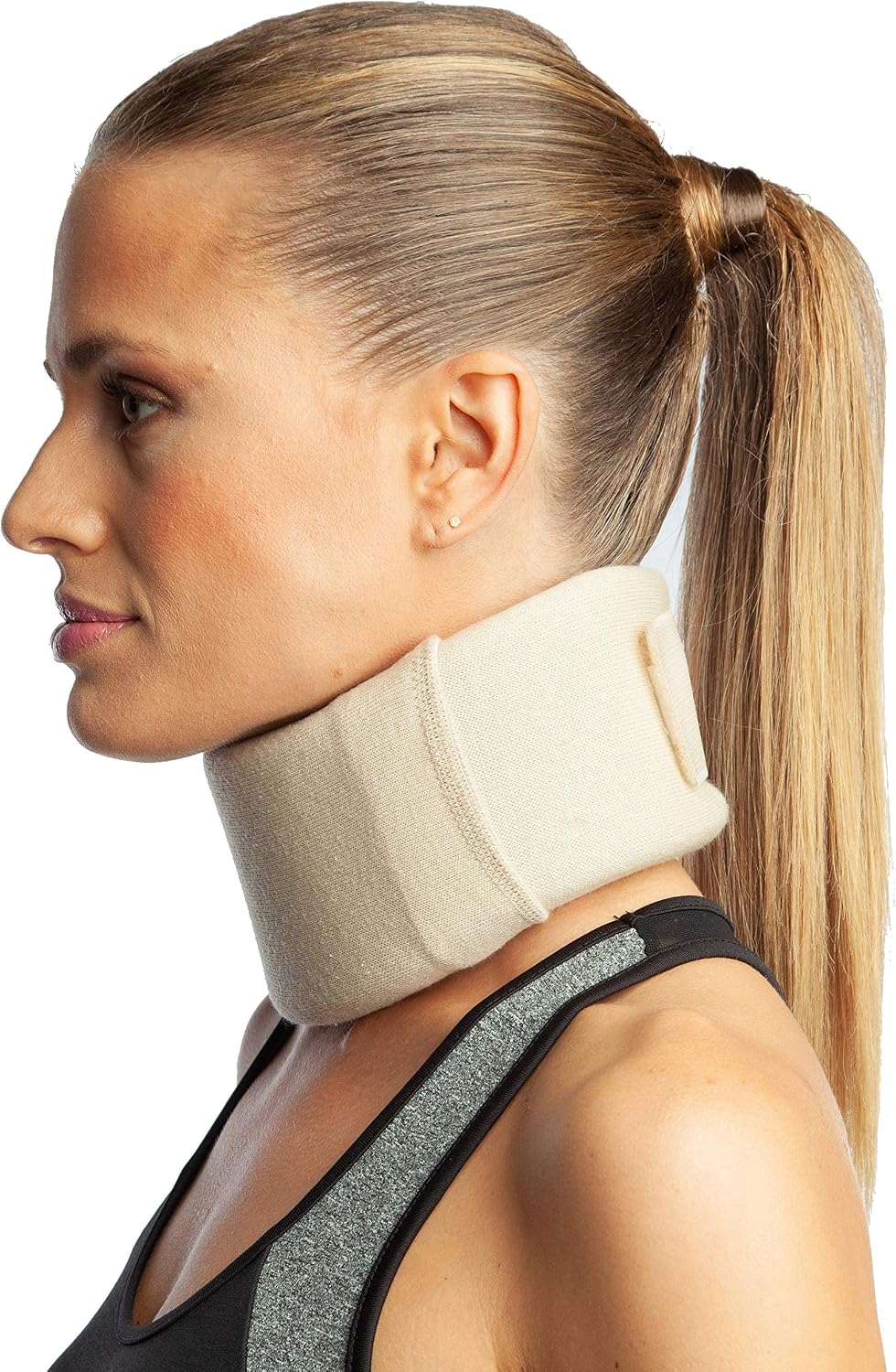 Foam Neck Collar Basic Support Disc Hernia Osteoarthritis Brace Medical Grade Small Medium Large Men Women Cervical Posture (M) - Image 3