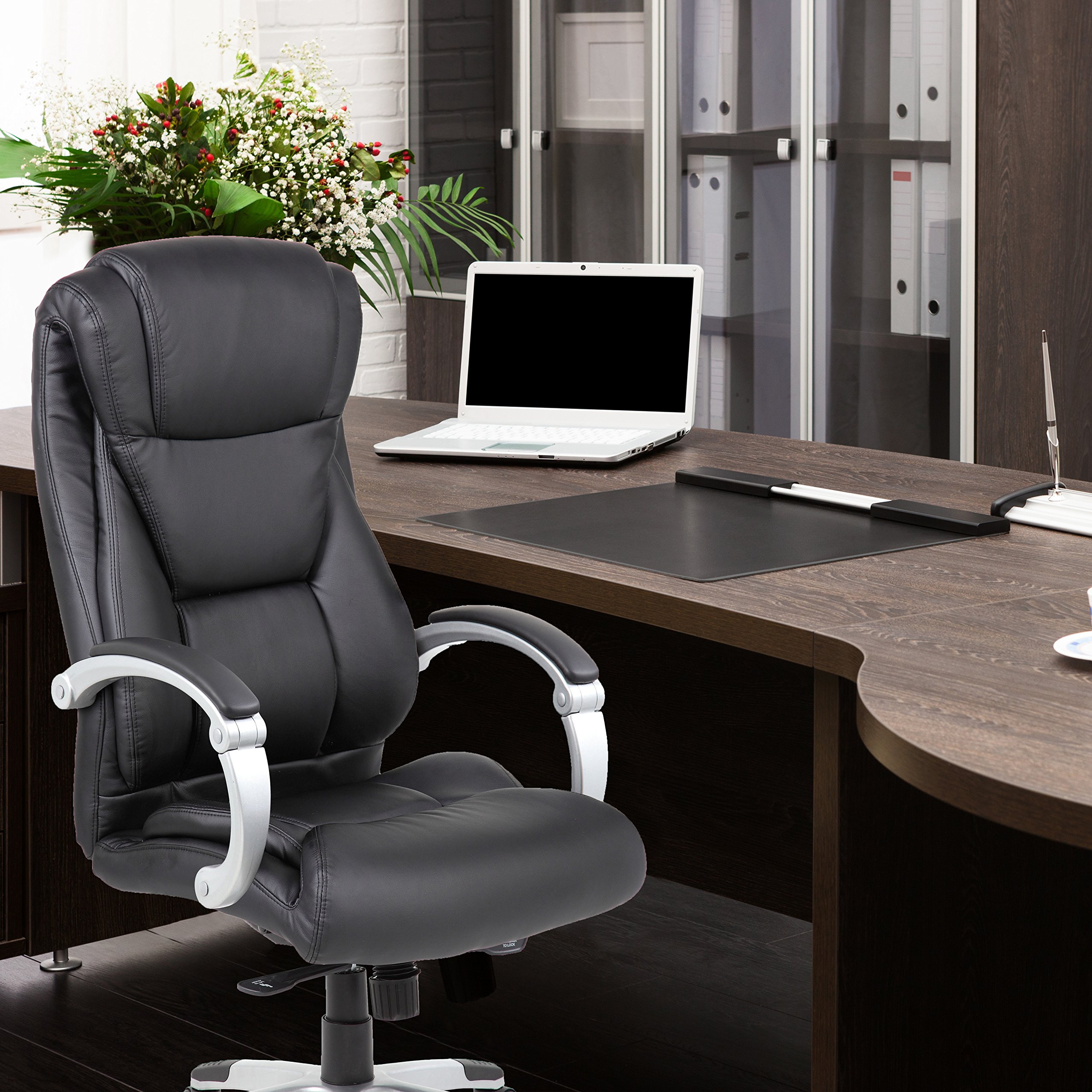 Genesis Large Executive Office Chair Sleek & Neutral Design, Dual