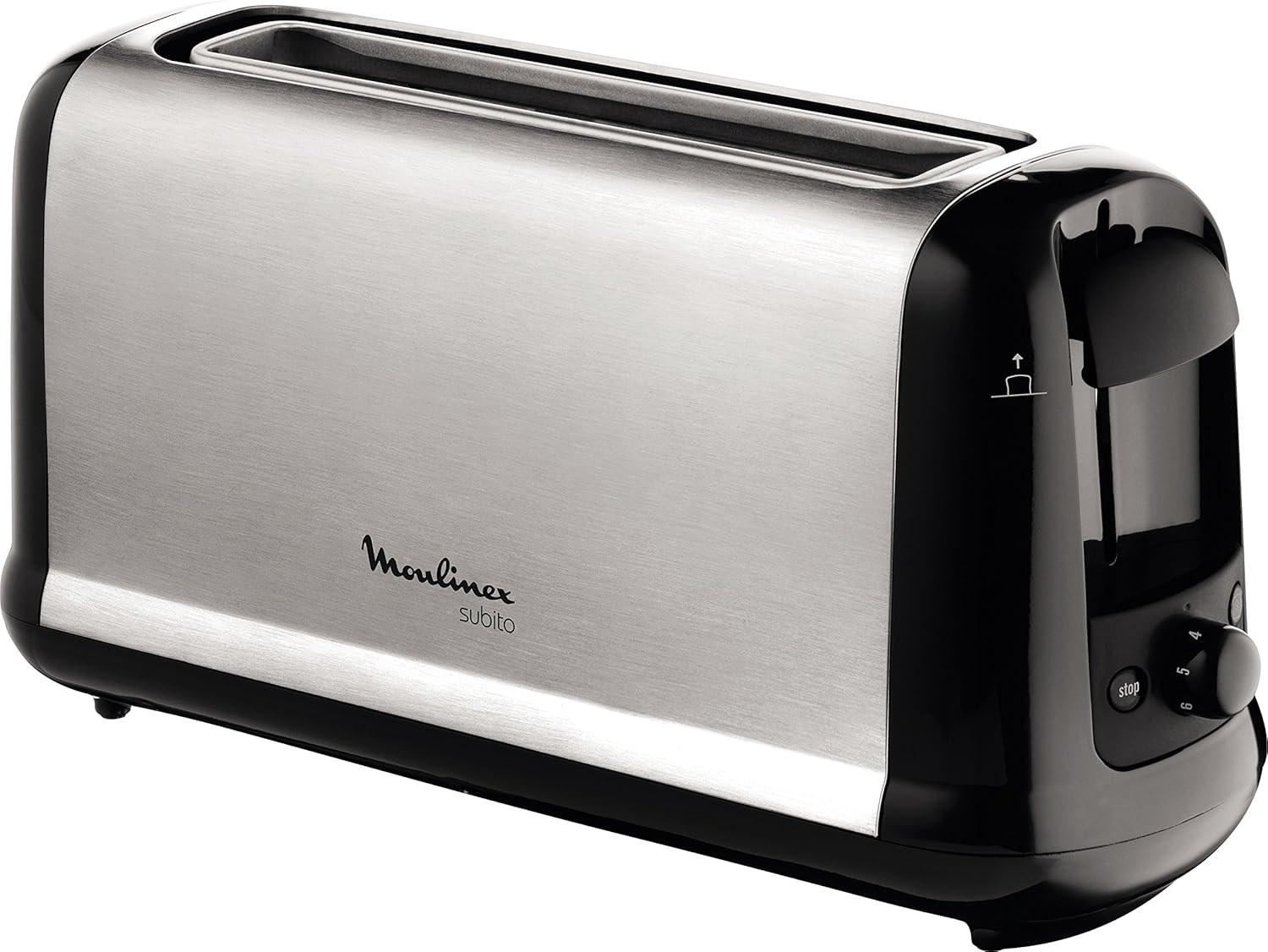 Moulinex Subito LS Tostador de inox ranura larga exterior metálico W palanca