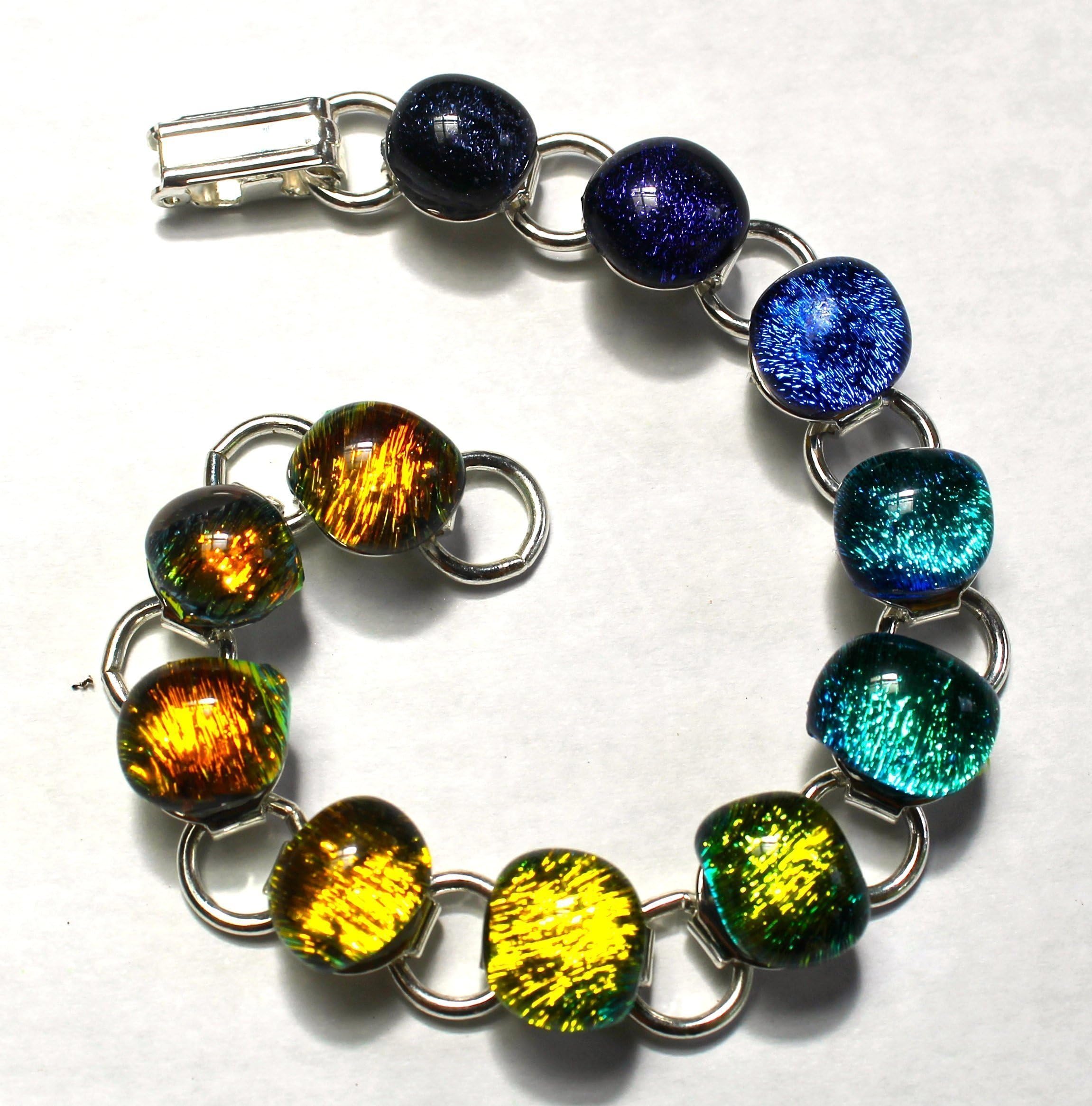 Womens Bracelets, Chackras Healing, Handmade Bracelet, women bracelets, 7" Pure Rainbow, Body Energy Healing, Colors That Heal Your Body