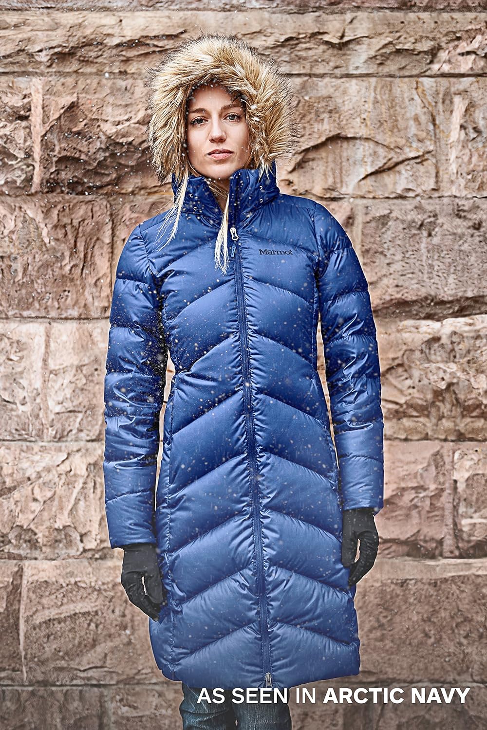 Marmot Women's Montreaux Full-length Down Puffer Coat: Clothing