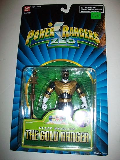 gold zeo ranger action figure