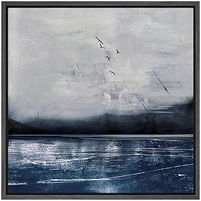 SIGNWIN Framed Canvas Wall Art Birds Flying Over...