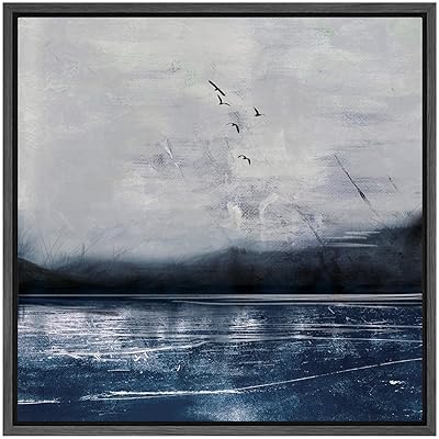 SIGNWIN Framed Canvas Wall Art Birds Flying Over...