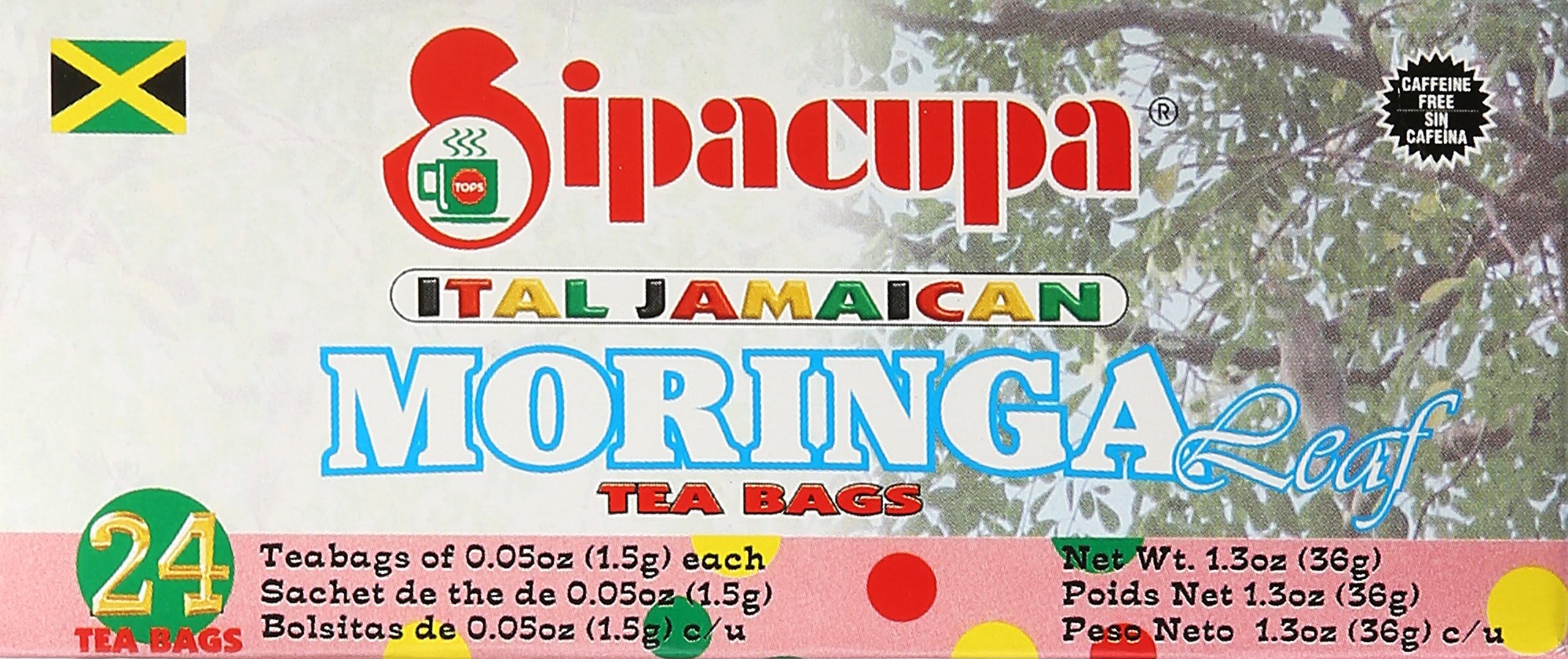 Sipacupa Ital Jamaican Moringa Leaf Tea Bags (24)