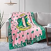 Sorority Gifts for Women Throw Blanket Soft Micro Throw Light Weight Flannel Blanket for Home, Bed, Sofa 50''X60''