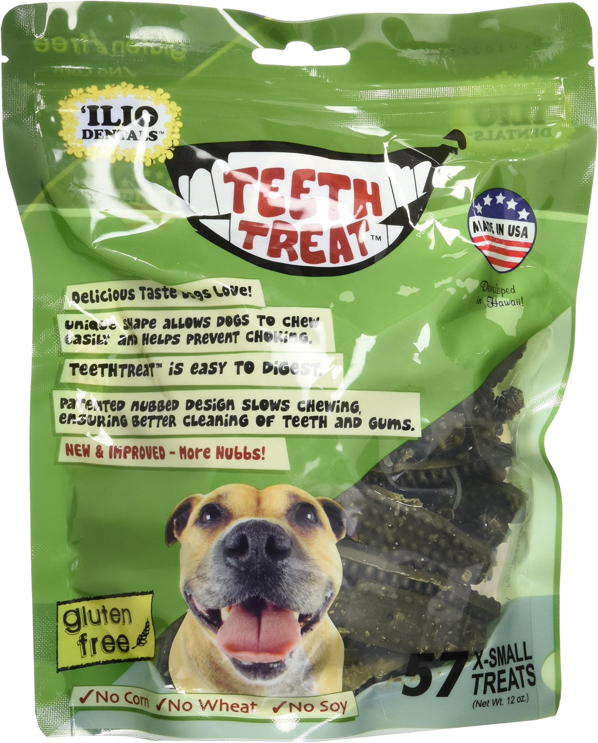 Ilio Dentals Teeth Treat Healthy Dog Dental Treats, Gluten Free