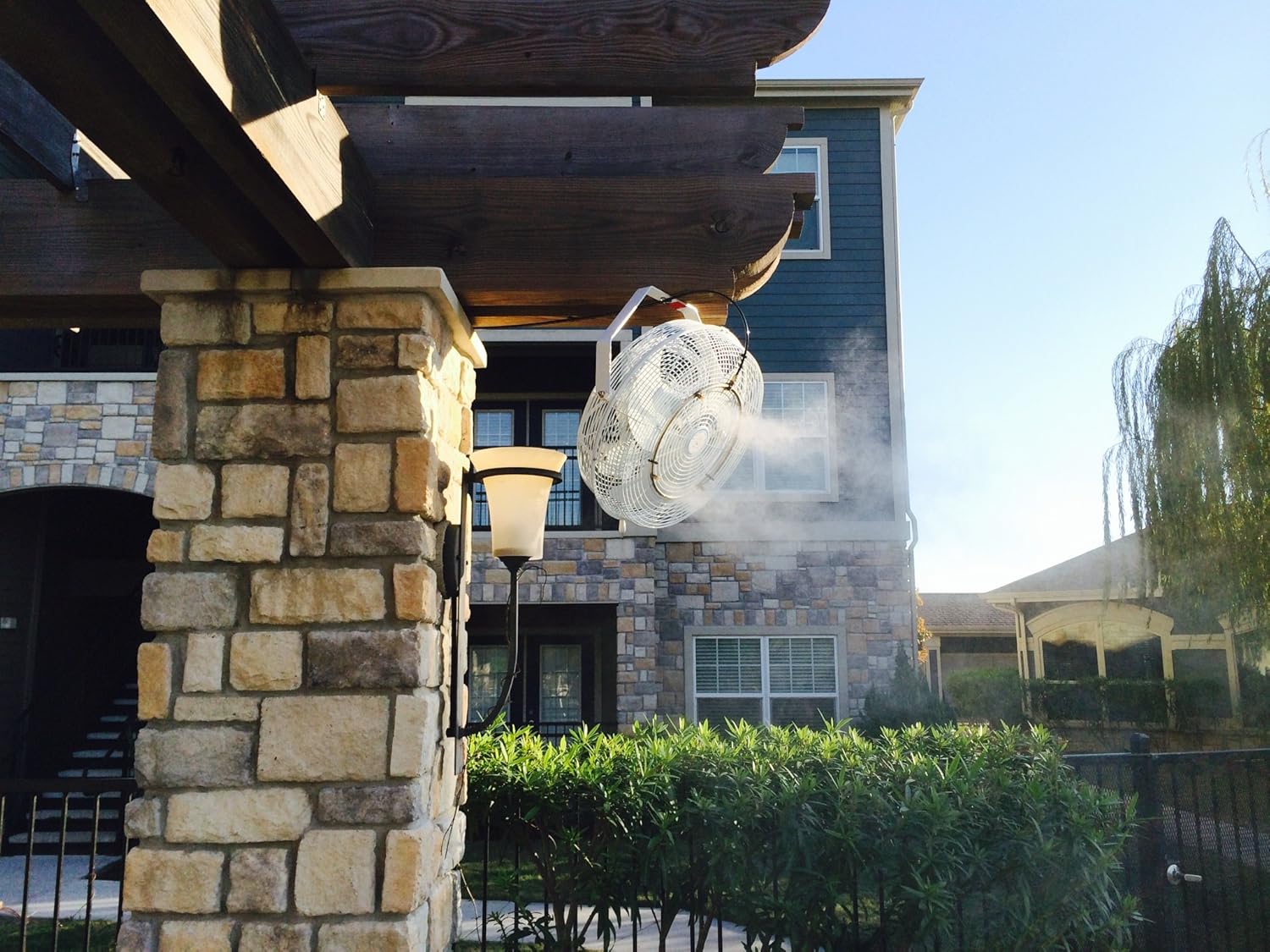 Misting Fan Kit 18" Fan with 1500 PSI Misting Pump High