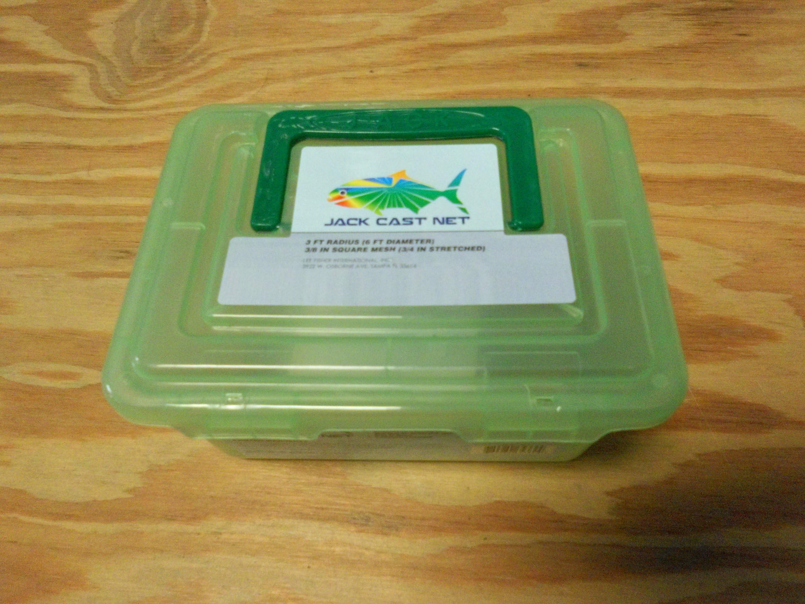 Jack3/8" Sq. Mesh 4 ft. Monofilament Cast Nets (CBT-J4)