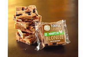 ONZIM Sweet Street Individually Wrapped Non-GMO Toffee Crunch Manifesto Blondie 2.8 ounces (Pack of 48)
