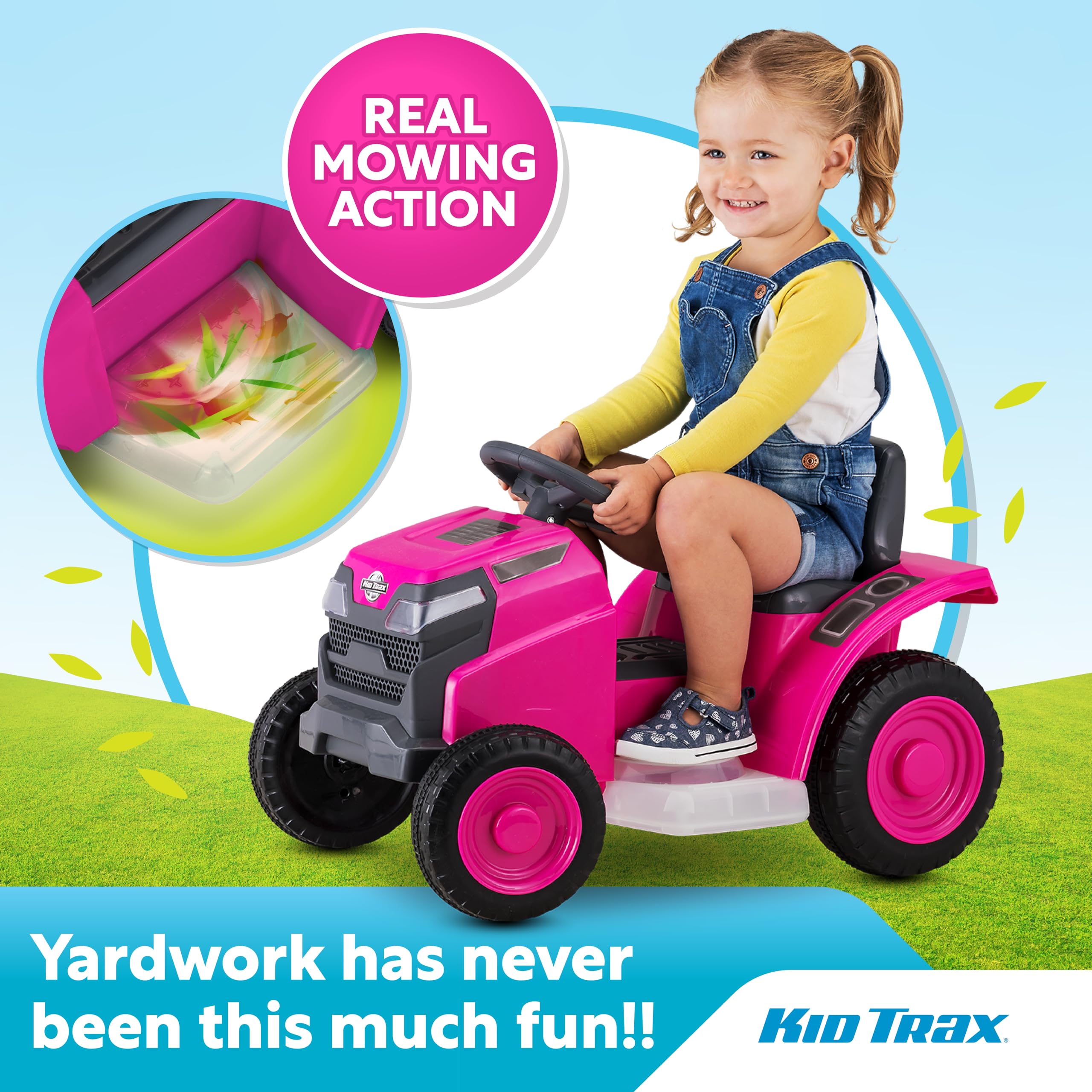 Kid Trax 6V Mow And Go Lawn Mower Image 6