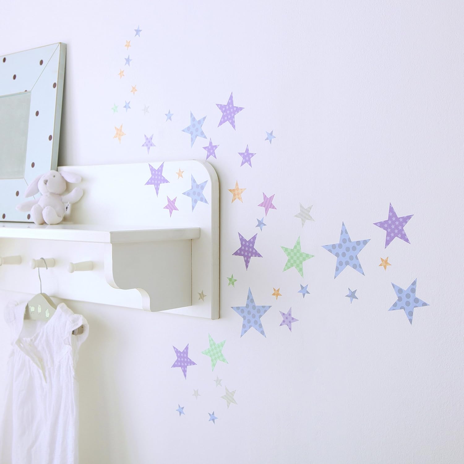 Childrens Star Wall Stickers, 61 Star Stickers Amazon.co.uk Baby