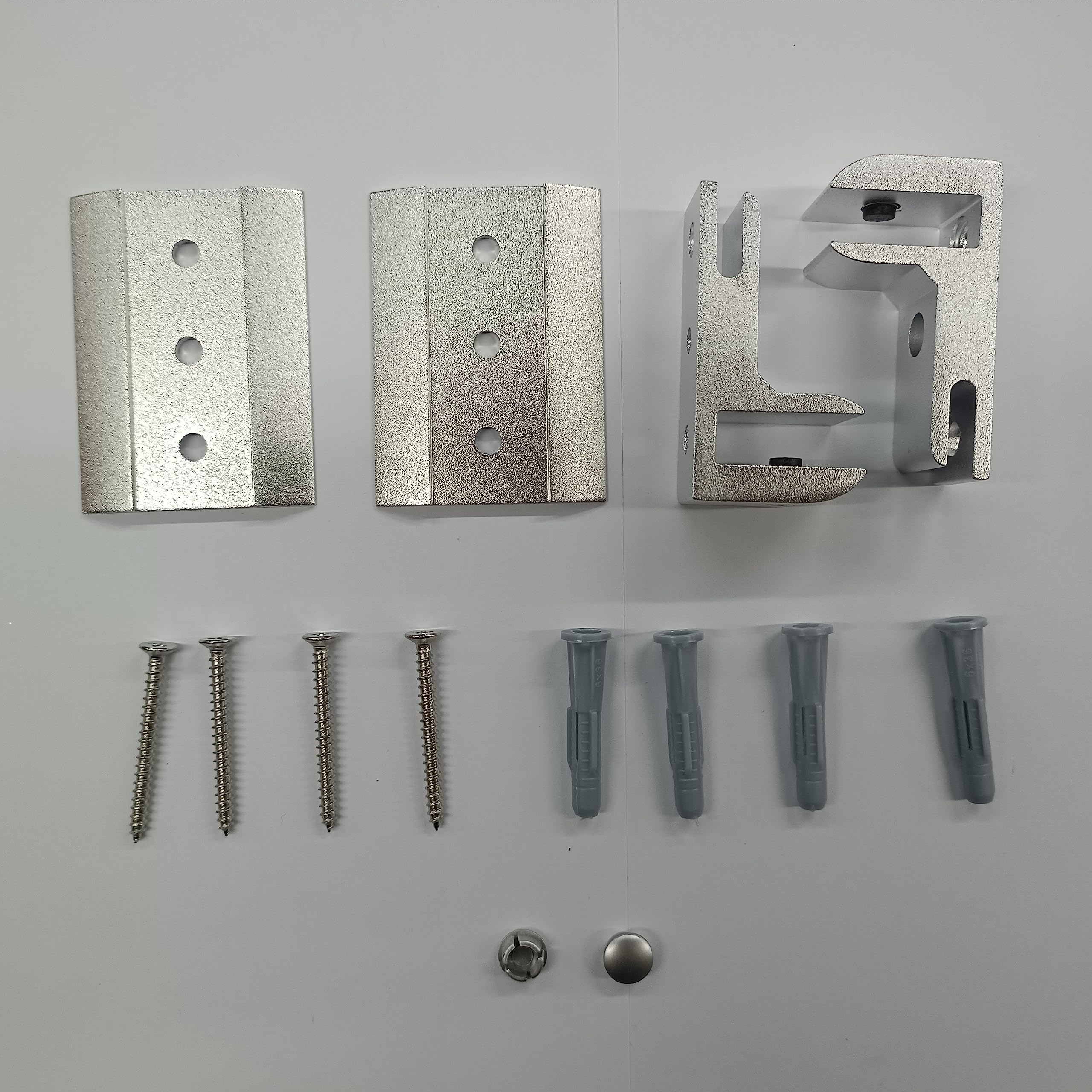 KES Bathroom Glass Shelf Bracket Replacement for A4126A Silver, A4126A-Bracket