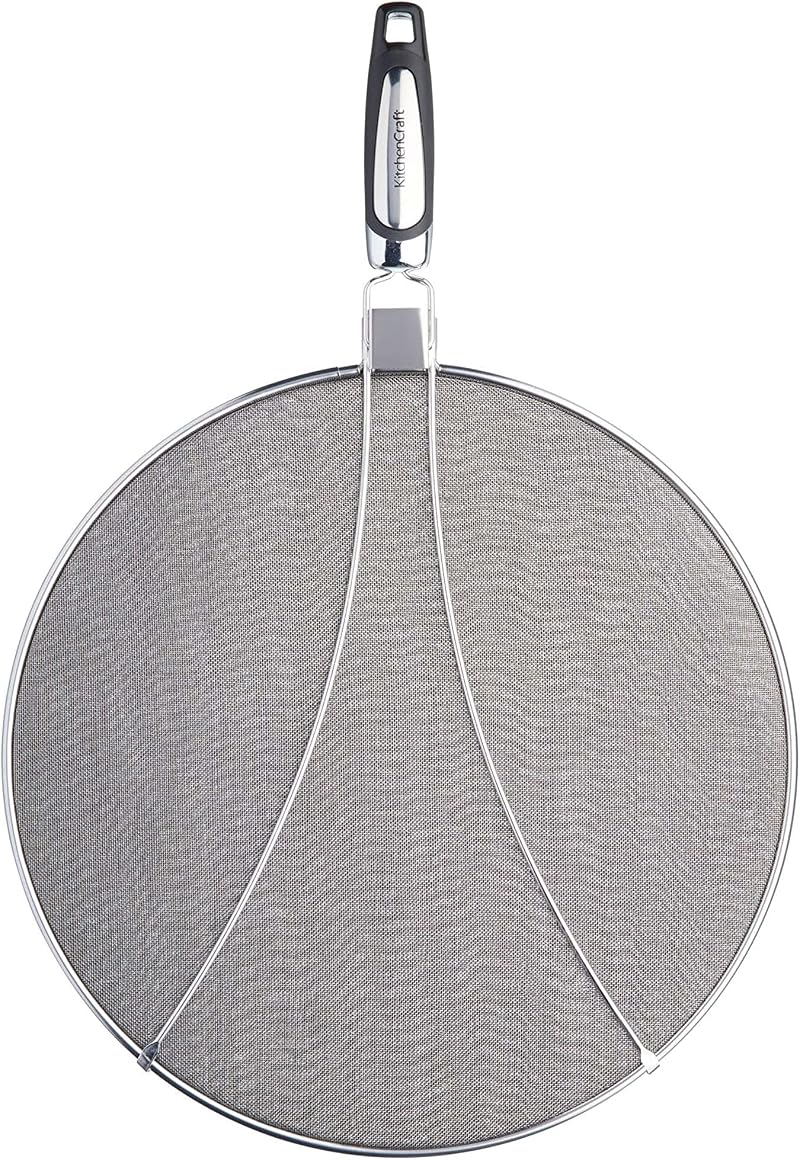 MasterClass Stainless Steel Splatter Guard Odour-Resistant 33cm 13 inch
