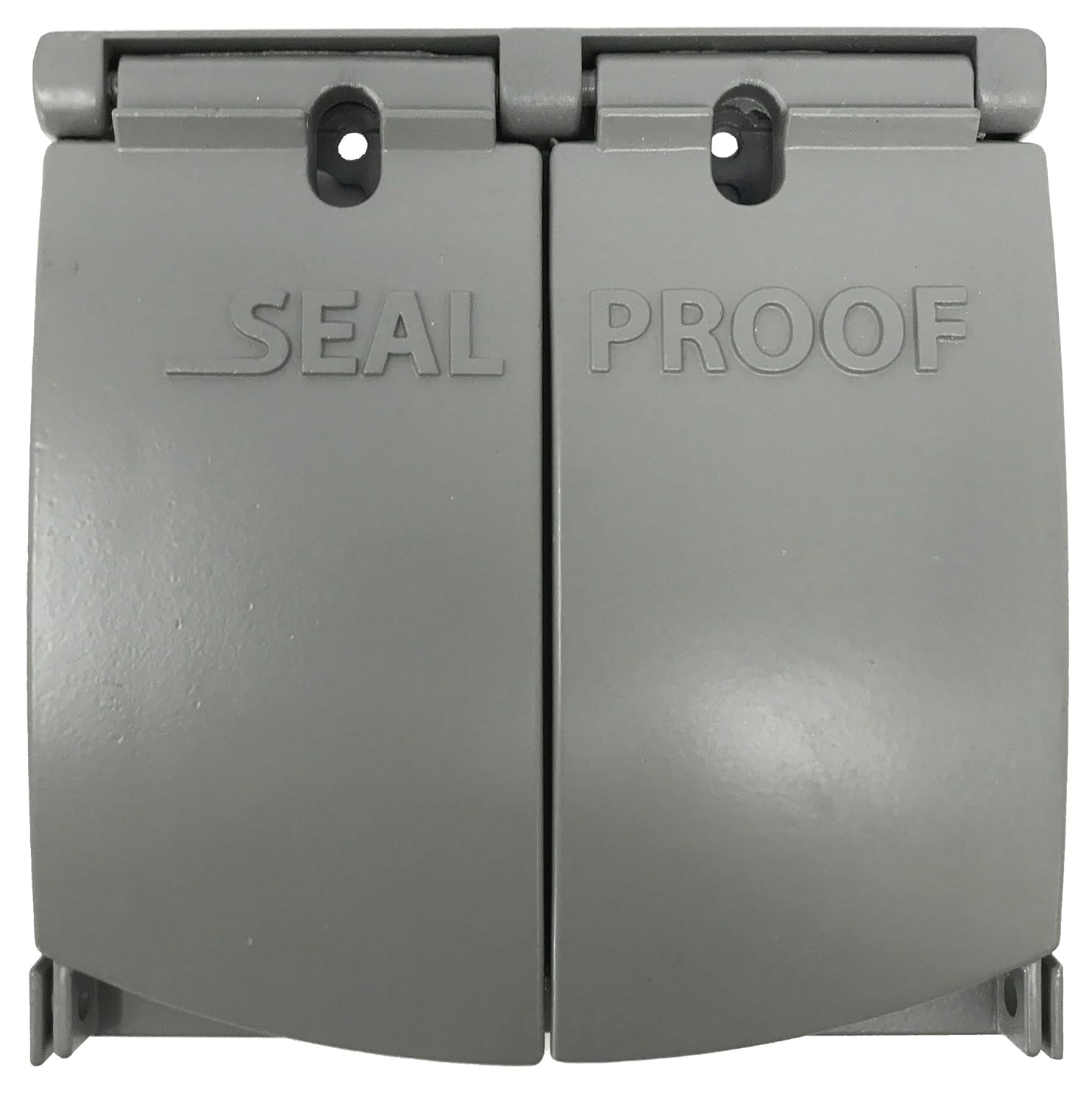Sealproof 2Gang Outdoor Weatherproof Metal Flat Electrical Outlet