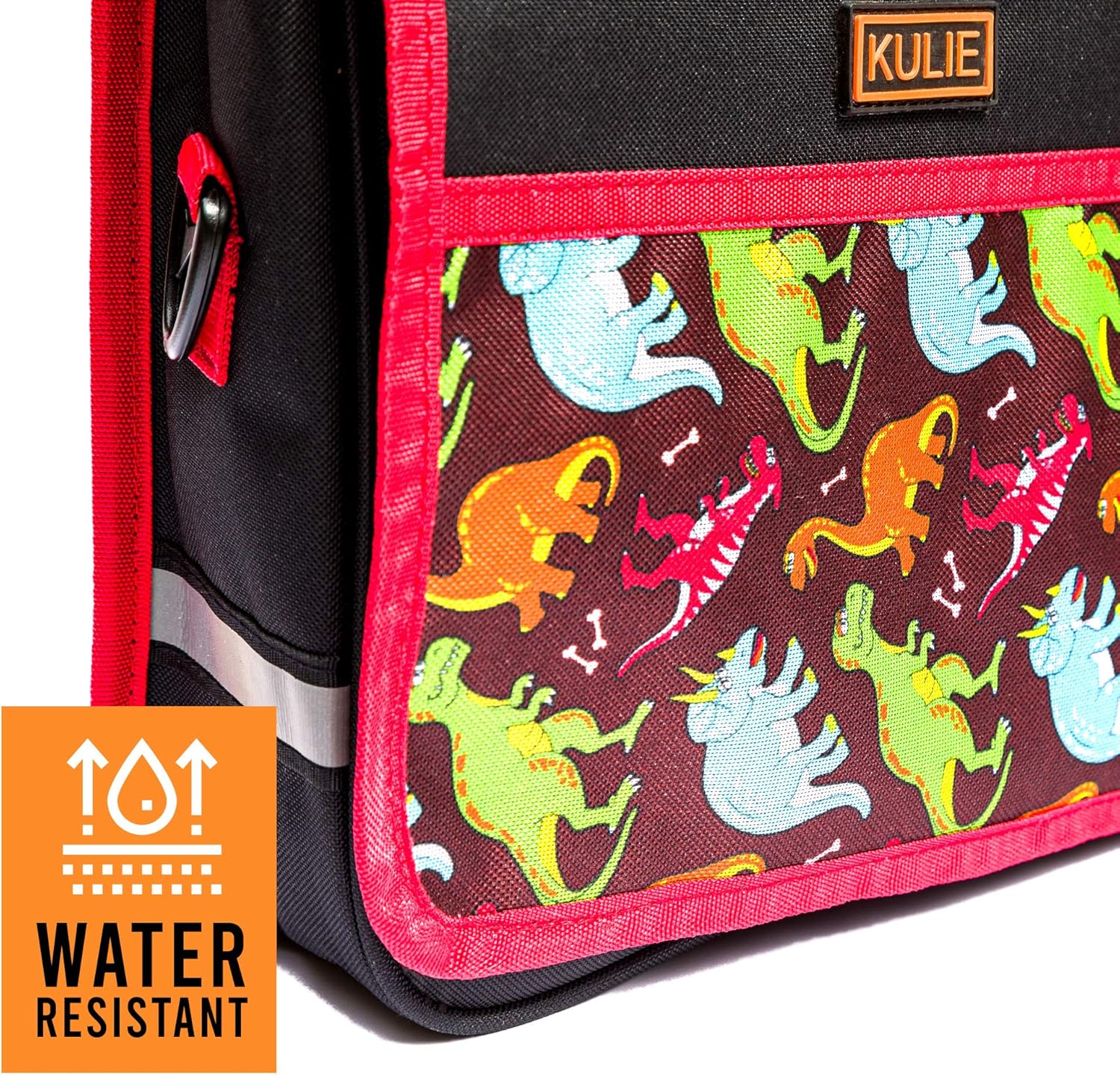 Kulie Bike Handlebar Bag for Kids, Multifunctional Bike Basket for Girls and Boys, Waterproof Bag with a Sturdy Strap, Dinosaur : Sports & Outdoors