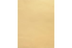 Pale Gold Vellum Paper Sheets 8.5 x 11 inch 100gsm Translucent Printable Tracing Clear Paper for Sketching Tracing Drawing Drafting Pack of 50 by Quotidian