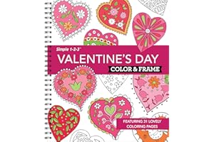 Color & Frame - Valentine’s Day (Coloring Book)