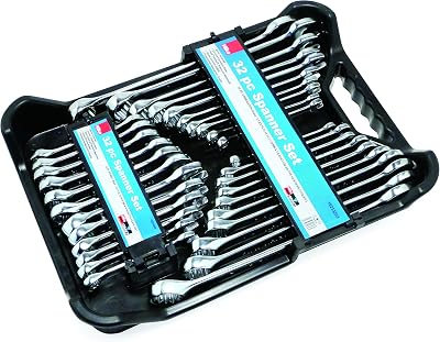 Hilka 16213203 AF Metric Combination Spanner Set 32 Pieces Chrome Vanadium