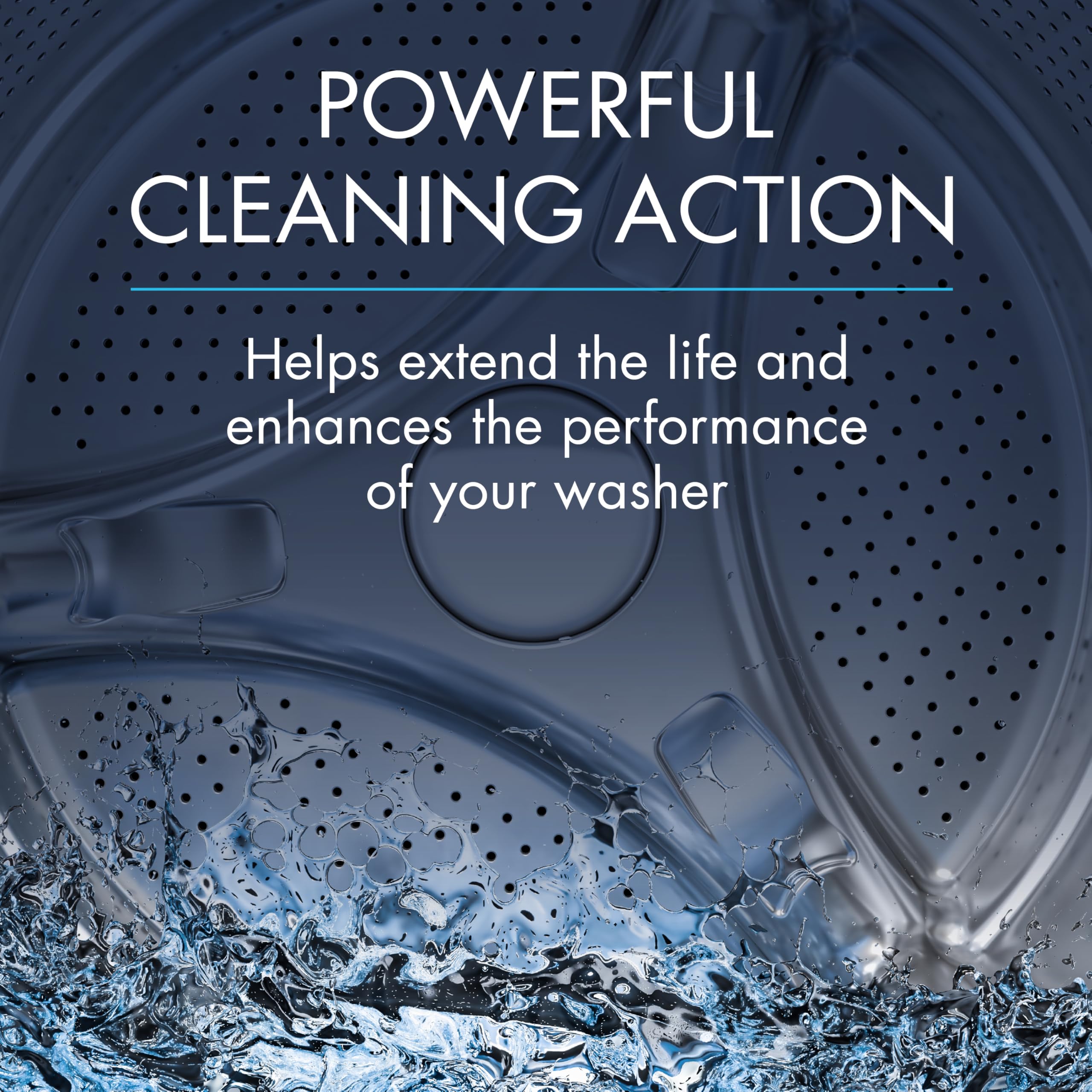 Glisten Washing Machine Cleaner, Helps Remove Odor, Buildup, and Limescale, Fresh Scent, Made in the USA, 12 Ounce Bottle