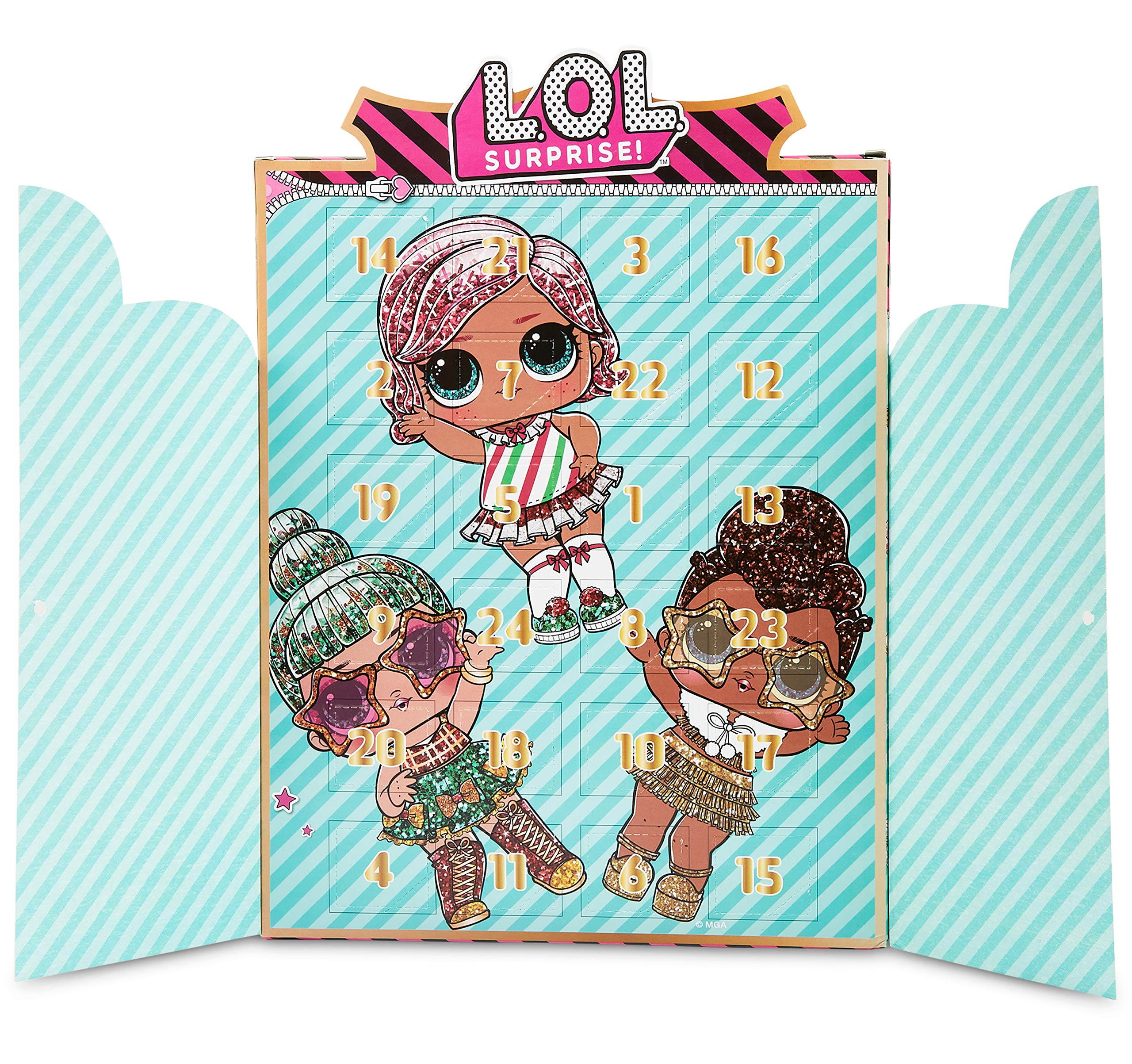 L.O.L. Surprise! Advent Calendar 2024 - Girls Jewellery Christmas Countdown Calendars