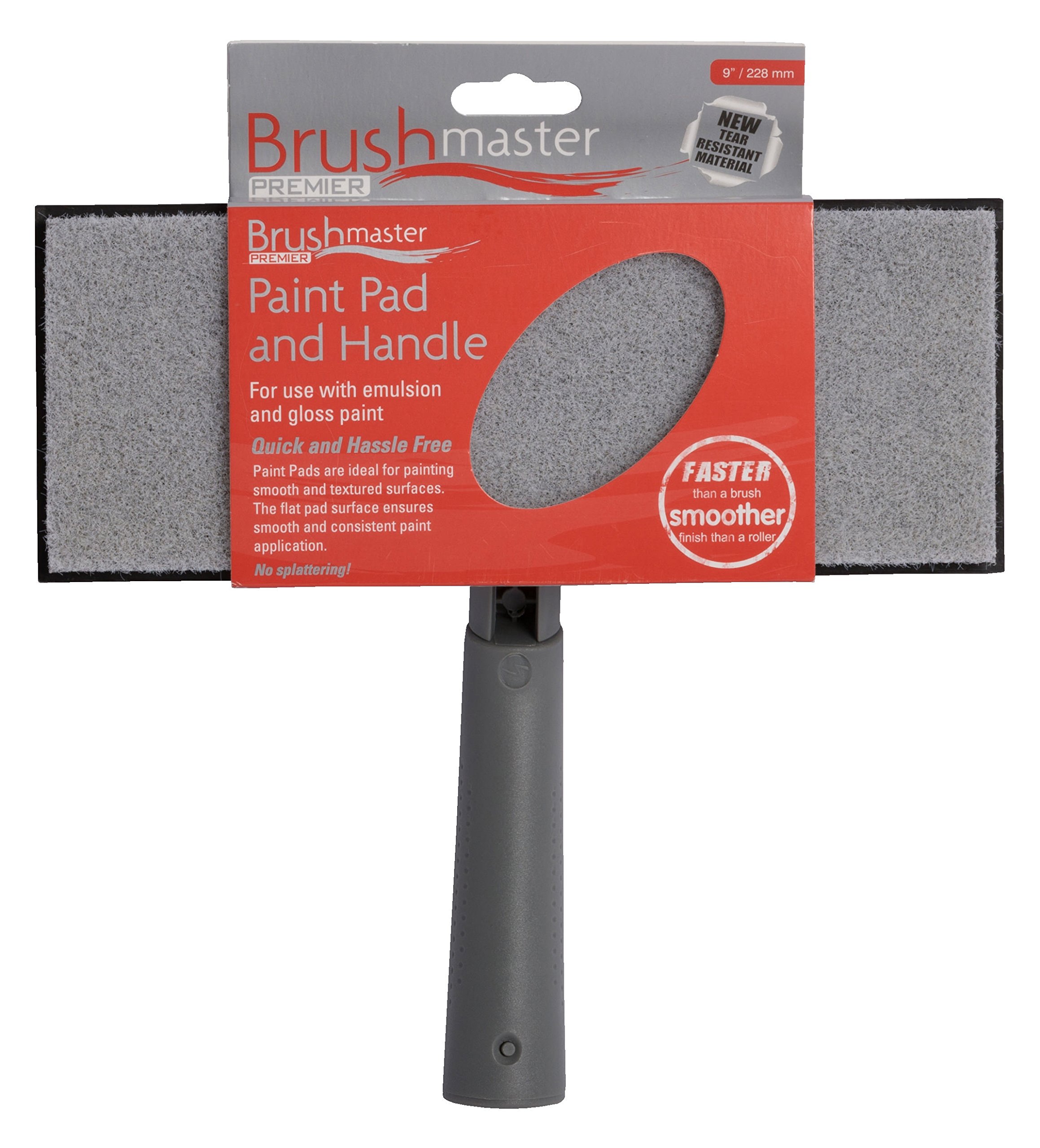 Brushmaster Premier Paint Pad & Multi-Position T-Handle (9"/228mm)