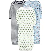 Simple Joys by Carter's baby-boys 3-pack Cotton Sleeper Gown
