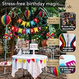 Itsy Bitsy Party Co Premium Reusable Birthday Decorations Rainbow view 2